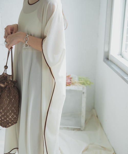 Urbanresearch アイテムズ Items アーバンリサーチ のファッション ワンピース ドットシフォン楊柳ワンピース ワンピース