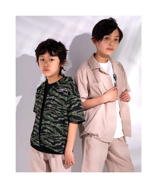 RAD CUSTOM（ラッドカスタム）の「RAD CUSTOM/サファリシャツ 無地 ＆ 迷彩（シャツ/ブラウス・キッズ・グリーン系その他/ベージュ・130/150/140/120/160）」の21枚目の写真