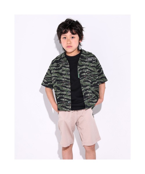 RAD CUSTOM（ラッドカスタム）の「RAD CUSTOM/サファリシャツ 無地 ＆ 迷彩（シャツ/ブラウス・キッズ・グリーン系その他/ベージュ・130/150/140/120/160）」の22枚目の写真