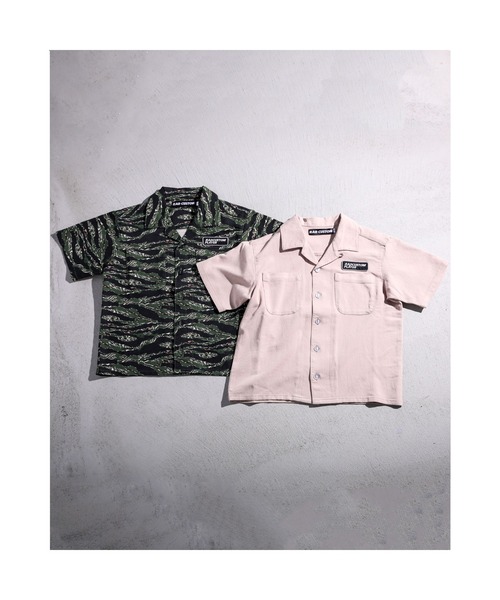 RAD CUSTOM（ラッドカスタム）の「RAD CUSTOM/サファリシャツ 無地 ＆ 迷彩（シャツ/ブラウス・キッズ・グリーン系その他/ベージュ・130/150/140/120/160）」の7枚目の写真