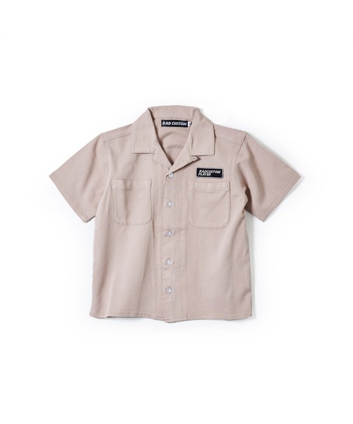 RAD CUSTOM（ラッドカスタム）の「RAD CUSTOM/サファリシャツ 無地 ＆ 迷彩（シャツ/ブラウス・キッズ・グリーン系その他/ベージュ・130/150/140/120/160）」の8枚目の写真