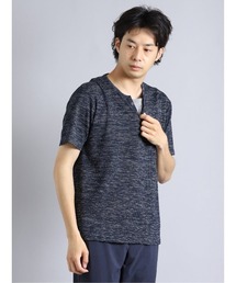 m.f.editorial（エムエフエディトリアル）の「杢テレコ クルーネック半袖Tシャツ（Tシャツ/カットソー・メンズ）」