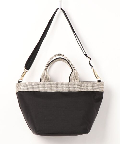 VIOLAd'ORO（ヴィオラドーロ）の「【VIOLAd'ORO/ヴィオラドーロ】GINO ナイロントートバッグ（ショルダーバッグ・レディース・ブラック/ネイビー/グレー・FREE）」の4枚目の写真