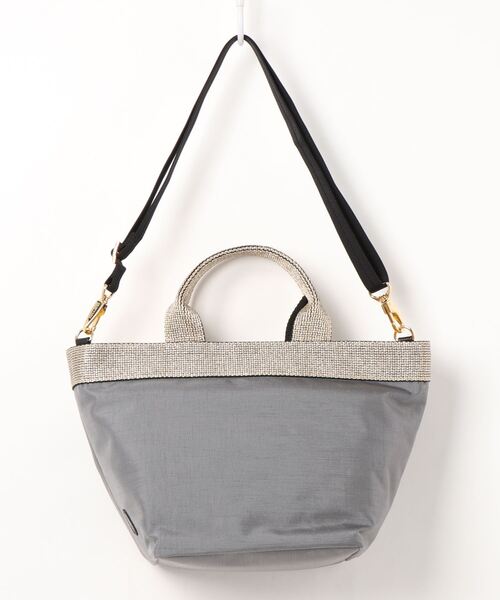 VIOLAd'ORO（ヴィオラドーロ）の「【VIOLAd'ORO/ヴィオラドーロ】GINO ナイロントートバッグ（ショルダーバッグ・レディース・ブラック/ネイビー/グレー・FREE）」の5枚目の写真