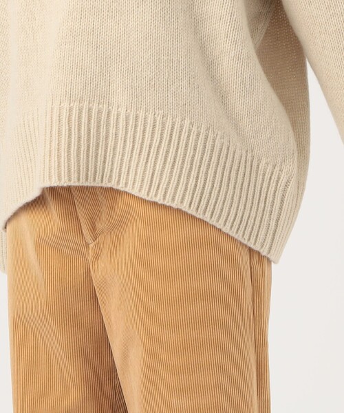 GALERIE VIE ギャルリーヴィー ニット セーター ライトベージュ GALERIE VIE（ギャルリー ヴィー）の「ファインウール Vネック