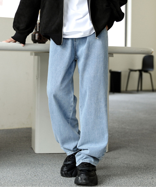 セール】【neos -addictive design-】ワイドシルエット ロールアップ