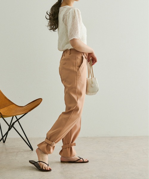 Ambre Neige（アンブルネージュ）の「クシュクシュシアーブラウス／【WEB/EC限定商品】（シャツ/ブラウス・レディース・ホワイト/モカ/ライトベージュ・FREE）」の10枚目の写真