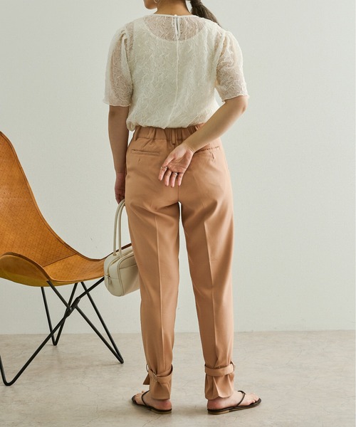 Ambre Neige（アンブルネージュ）の「クシュクシュシアーブラウス／【WEB/EC限定商品】（シャツ/ブラウス・レディース・ホワイト/モカ/ライトベージュ・FREE）」の11枚目の写真