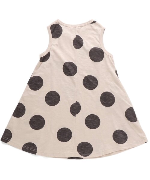 PEANUTS（ピーナッツ）の「PEANUTSリンクワンピース（ワンピース・キッズ・オフホワイト/チャコール・90/100/110/120/80/130）」の4枚目の写真