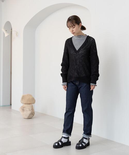 CITEN(シテン)の「<CITEN>SLIM JEANS by YF デニムパンツ(デニムパンツ・レディース・コバルトブルー/ネイビー・S/M)」の1枚目の写真