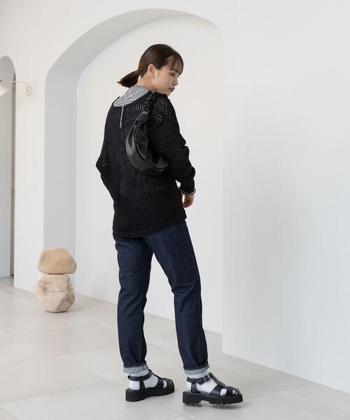 CITEN(シテン)の「<CITEN>SLIM JEANS by YF デニムパンツ(デニムパンツ・レディース・コバルトブルー/ネイビー・S/M)」の4枚目の写真