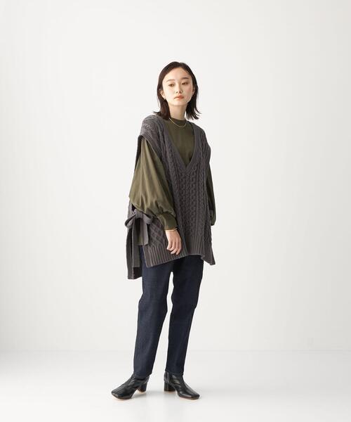 CITEN(シテン)の「<CITEN>SLIM JEANS by YF デニムパンツ(デニムパンツ・レディース・コバルトブルー/ネイビー・S/M)」の8枚目の写真