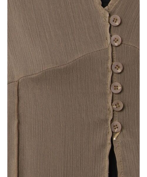 EMODA（エモダ）の「シアーリンクルロングシャツ（シャツ/ブラウス・レディース・ブラック/ブルー/ベージュ・FREE）」の20枚目の写真