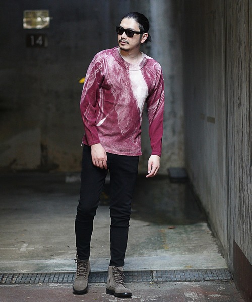 RATTLE TRAP（ラトルトラップ）の「天竺編みシルクスクリーンプリントニット（ニット/セーター・メンズ・ブラック/その他・S/M/L）」の16枚目の写真