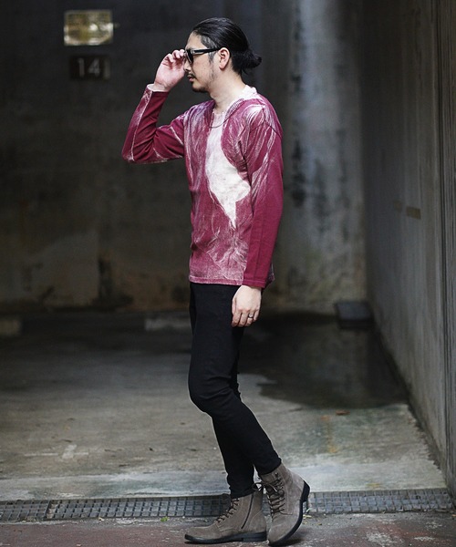 RATTLE TRAP（ラトルトラップ）の「天竺編みシルクスクリーンプリントニット（ニット/セーター・メンズ・ブラック/その他・S/M/L）」の18枚目の写真