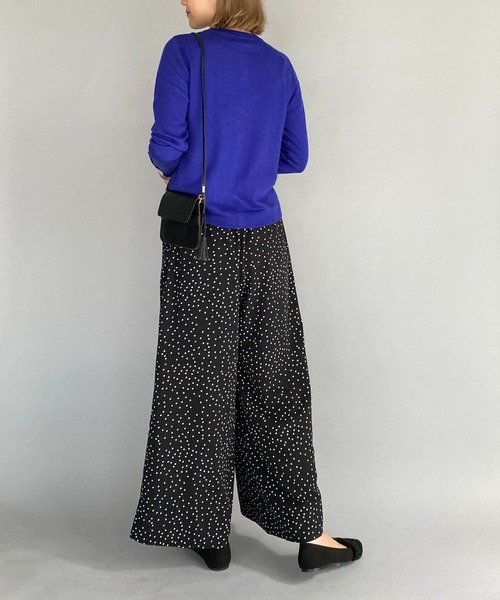 PICCIN（ピッチン）の「フレアギャザーパンツ（その他パンツ・レディース・ブラック・M）」の10枚目の写真