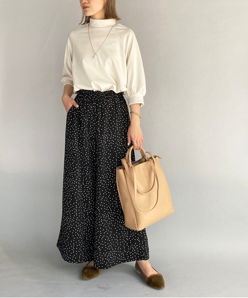 PICCIN（ピッチン）の「フレアギャザーパンツ（その他パンツ・レディース・ブラック・M）」の11枚目の写真