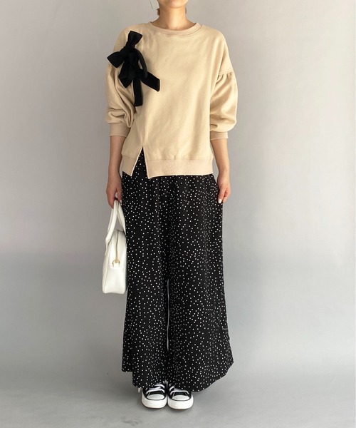 PICCIN（ピッチン）の「フレアギャザーパンツ（その他パンツ・レディース・ブラック・M）」の14枚目の写真