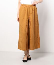 Samansa Mos2 | 麻レーヨンタックキュロットパンツ(その他パンツ)
