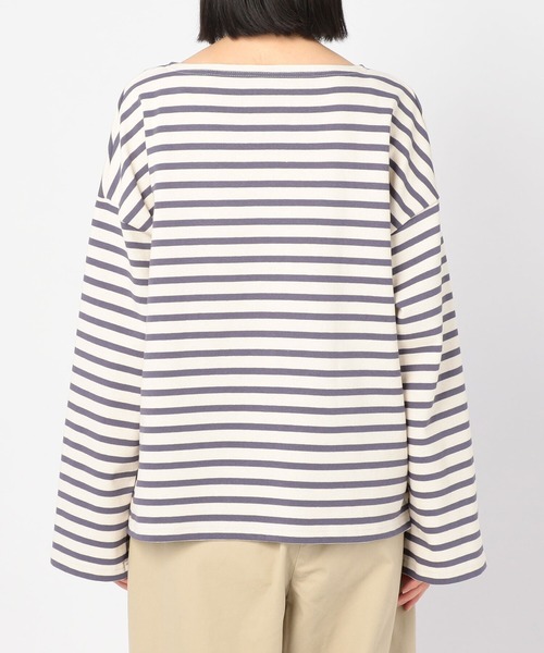 ORCIVAL（オーシバル）の「【ORCIVAL】コットンロード ワイドフレンチバスクシャツ WOMEN（Tシャツ/カットソー・レディース・A/D/ブラック系その他/C/G/ホワイト系その他5・1）」の19枚目の写真