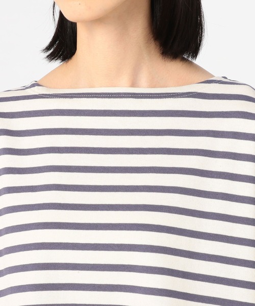 ORCIVAL（オーシバル）の「【ORCIVAL】コットンロード ワイドフレンチバスクシャツ WOMEN（Tシャツ/カットソー・レディース・A/D/ブラック系その他/C/G/ホワイト系その他5・1）」の7枚目の写真