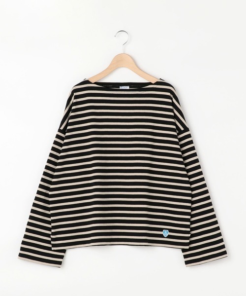 ORCIVAL（オーシバル）の「【ORCIVAL】コットンロード ワイドフレンチバスクシャツ WOMEN（Tシャツ/カットソー・レディース・A/D/ブラック系その他/C/G/ホワイト系その他5・1）」の20枚目の写真