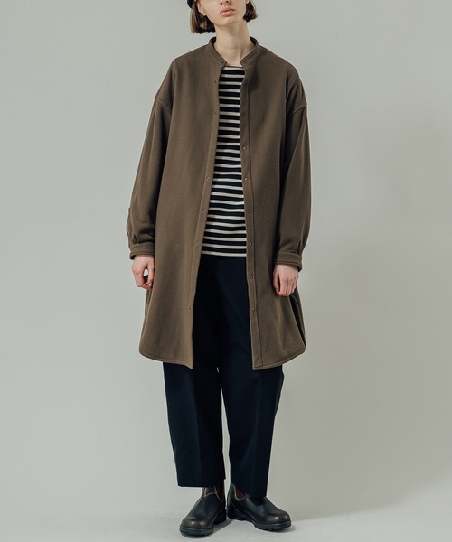 ORCIVAL（オーシバル）の「【ORCIVAL】コットンロード ワイドフレンチバスクシャツ WOMEN（Tシャツ/カットソー・レディース・A/D/ブラック系その他/C/G/ホワイト系その他5・1）」の16枚目の写真