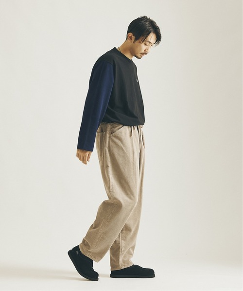 JOURNAL STANDARD（ジャーナルスタンダード）の「コーデュロイ トレイル バルーンパンツ（その他パンツ・メンズ・ブラック系その他/ネイビー/ベージュ/グリーン・LARGE/MEDIUM/SMALL）」の10枚目の写真