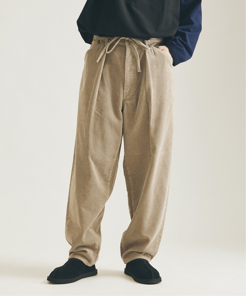 JOURNAL STANDARD（ジャーナルスタンダード）の「コーデュロイ トレイル バルーンパンツ（その他パンツ・メンズ・ブラック系その他/ネイビー/ベージュ/グリーン・LARGE/MEDIUM/SMALL）」の12枚目の写真