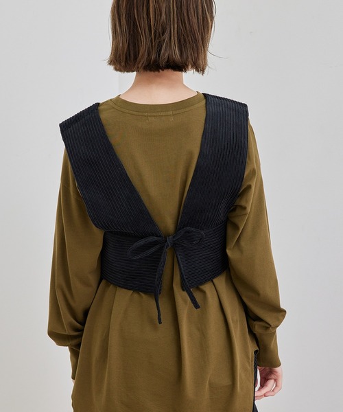 ROPE' PICNIC（ロペピクニック）の「【ORGABITS】【セットアップ対応】ビスチェ（ベスト・レディース・グレー系その他/オフホワイト/カーキ・38）」の13枚目の写真