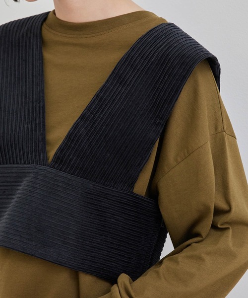 ROPE' PICNIC（ロペピクニック）の「【ORGABITS】【セットアップ対応】ビスチェ（ベスト・レディース・グレー系その他/オフホワイト/カーキ・38）」の11枚目の写真