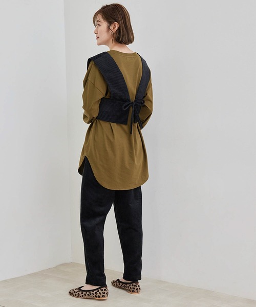 ROPE' PICNIC（ロペピクニック）の「【ORGABITS】【セットアップ対応】ビスチェ（ベスト・レディース・グレー系その他/オフホワイト/カーキ・38）」の12枚目の写真