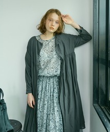 PUAL CE CIN | 線描きプリントプルオーバーブラウス(シャツ/ブラウス)