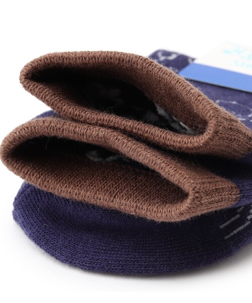 SHOO・LA・RUE（シューラルー）の「◆恐竜総柄クルーソックス（ソックス/靴下・キッズ・ネイビー系3/ブラック系3/アイボリー系3/グレー系3・56/59/53）」の7枚目の写真