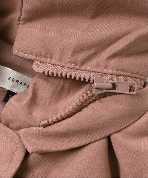 Seraph(セラフ)の「裾フリル2WAY中綿ベスト(ダウンベスト・キッズ・アイボリー/ネイビー/ピンク・130/140/100/110/120/90/80/95)」の11枚目の写真