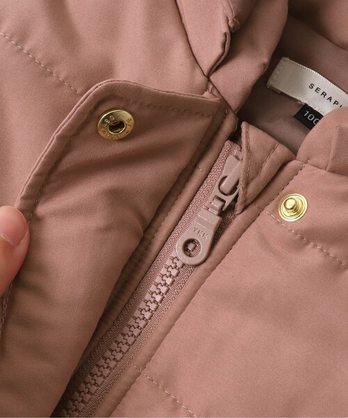 Seraph(セラフ)の「裾フリル2WAY中綿ベスト(ダウンベスト・キッズ・アイボリー/ネイビー/ピンク・130/140/100/110/120/90/80/95)」の14枚目の写真