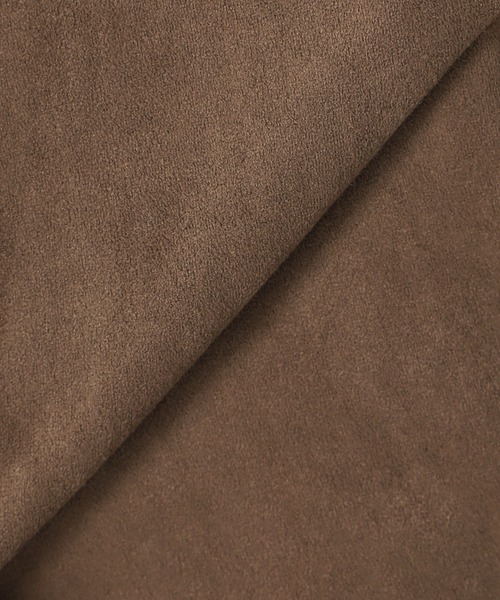 JOURNAL STANDARD relume（ジャーナルスタンダード　レリューム）の「フェイクスウェードノーカラーコート◆（ノーカラーコート・レディース・ブラウン・FREE）」の22枚目の写真