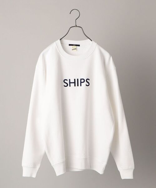 SHIPS(シップス)の「【WEB限定】SHIPS: エンブロイダリー SHIPS ロゴ ユニセックス クルーネック スウェット(スウェット・メンズ・ホワイト/グリーン/ネイビー/ブラック・MEDIUM/LARGE/SMALL/X-LARGE)」の16枚目の写真
