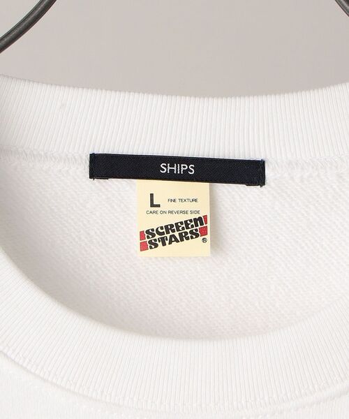 SHIPS(シップス)の「【WEB限定】SHIPS: エンブロイダリー SHIPS ロゴ ユニセックス クルーネック スウェット(スウェット・メンズ・ホワイト/グリーン/ネイビー/ブラック・MEDIUM/LARGE/SMALL/X-LARGE)」の18枚目の写真