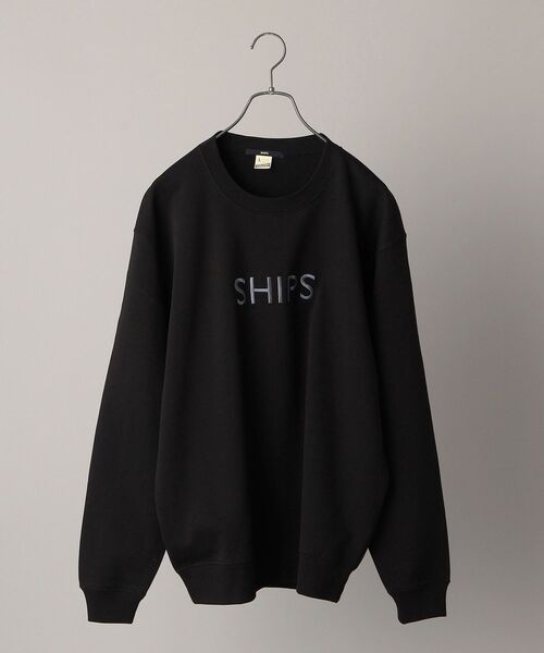 SHIPS(シップス)の「【WEB限定】SHIPS: エンブロイダリー SHIPS ロゴ ユニセックス クルーネック スウェット(スウェット・メンズ・ホワイト/グリーン/ネイビー/ブラック・MEDIUM/LARGE/SMALL/X-LARGE)」の22枚目の写真