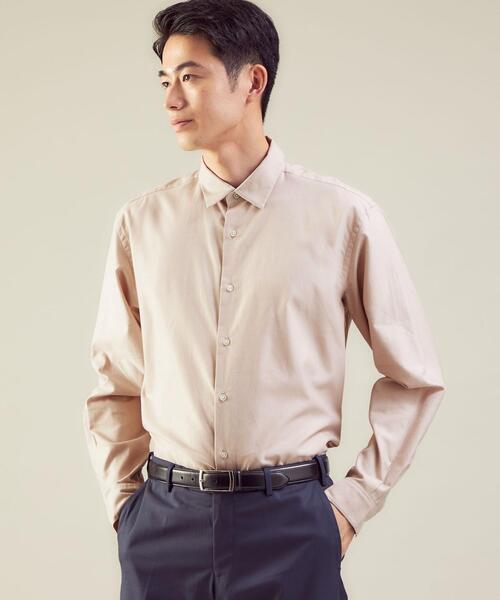 green label relaxing(グリーンレーベルリラクシング)の「<green label relaxing>C起毛ツイル 無地 BIG シャツ(シャツ/ブラウス・メンズ・ベージュ/ホワイト/ダークグレー・M/S/XL/L)」の10枚目の写真