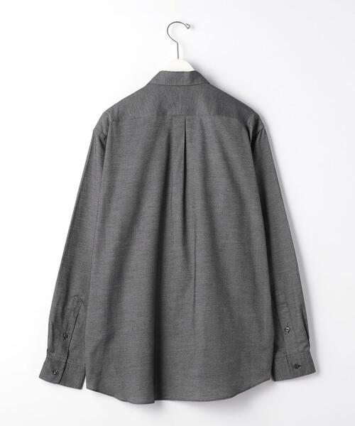 green label relaxing(グリーンレーベルリラクシング)の「<green label relaxing>C起毛ツイル 無地 BIG シャツ(シャツ/ブラウス・メンズ・ベージュ/ホワイト/ダークグレー・M/S/XL/L)」の7枚目の写真