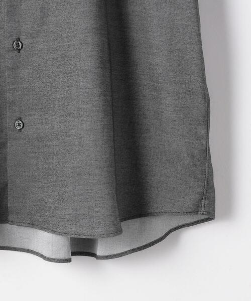 green label relaxing(グリーンレーベルリラクシング)の「<green label relaxing>C起毛ツイル 無地 BIG シャツ(シャツ/ブラウス・メンズ・ベージュ/ホワイト/ダークグレー・M/S/XL/L)」の14枚目の写真