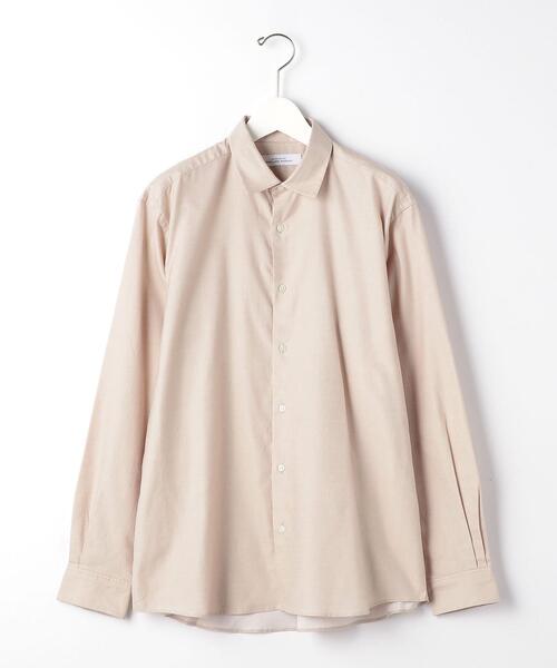 green label relaxing(グリーンレーベルリラクシング)の「<green label relaxing>C起毛ツイル 無地 BIG シャツ(シャツ/ブラウス・メンズ・ベージュ/ホワイト/ダークグレー・M/S/XL/L)」の17枚目の写真