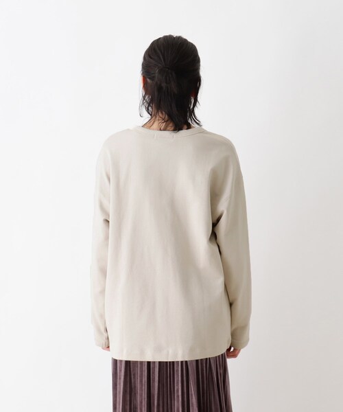 SHOO・LA・RUE（シューラルー）の「◆【USAコットン】ボタンカーディガン（カーディガン/ボレロ・レディース・ベージュ/オレンジ/ブラック/オフホワイト・04/02/03）」の12枚目の写真