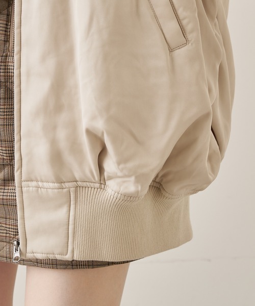 Chico(チコ)の「ボリュームルーズMA-1(MA-1・レディース・ブラック/カーキ/アイボリー・FREE)」の19枚目の写真