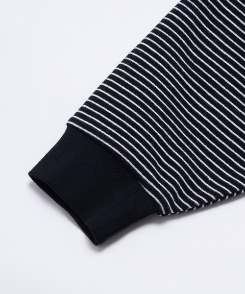 WHO'S WHO gallery（フーズフーギャラリー）の「【KOOKY'N/クーキー】ボーダーロンT（Tシャツ/カットソー・メンズ・ブラック/ネイビー/グレー・FREE）」の17枚目の写真