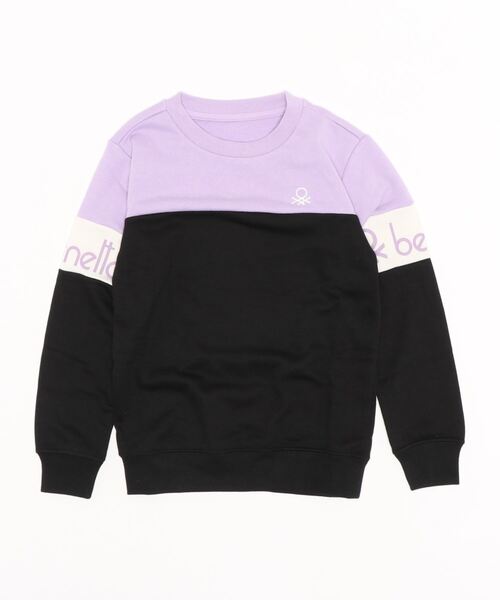 ユナイテッド カラーズ オブ ベネトン UNITED COLORS OF BENETTON. フード付きドロスト総柄スウェットトップス （70K） ユナイテッド カラーズ オブ ベネトン UNITED COLORS OF