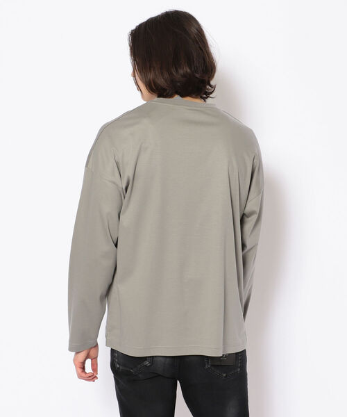 A4A（エーフォーエー）の「A4A(エーフォーエー)モダールシルケットロングスリーブT（Tシャツ/カットソー・メンズ・ホワイト/ブラック/グレー/チャコール・FREE）」の6枚目の写真