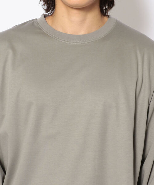 A4A（エーフォーエー）の「A4A(エーフォーエー)モダールシルケットロングスリーブT（Tシャツ/カットソー・メンズ・ホワイト/ブラック/グレー/チャコール・FREE）」の7枚目の写真